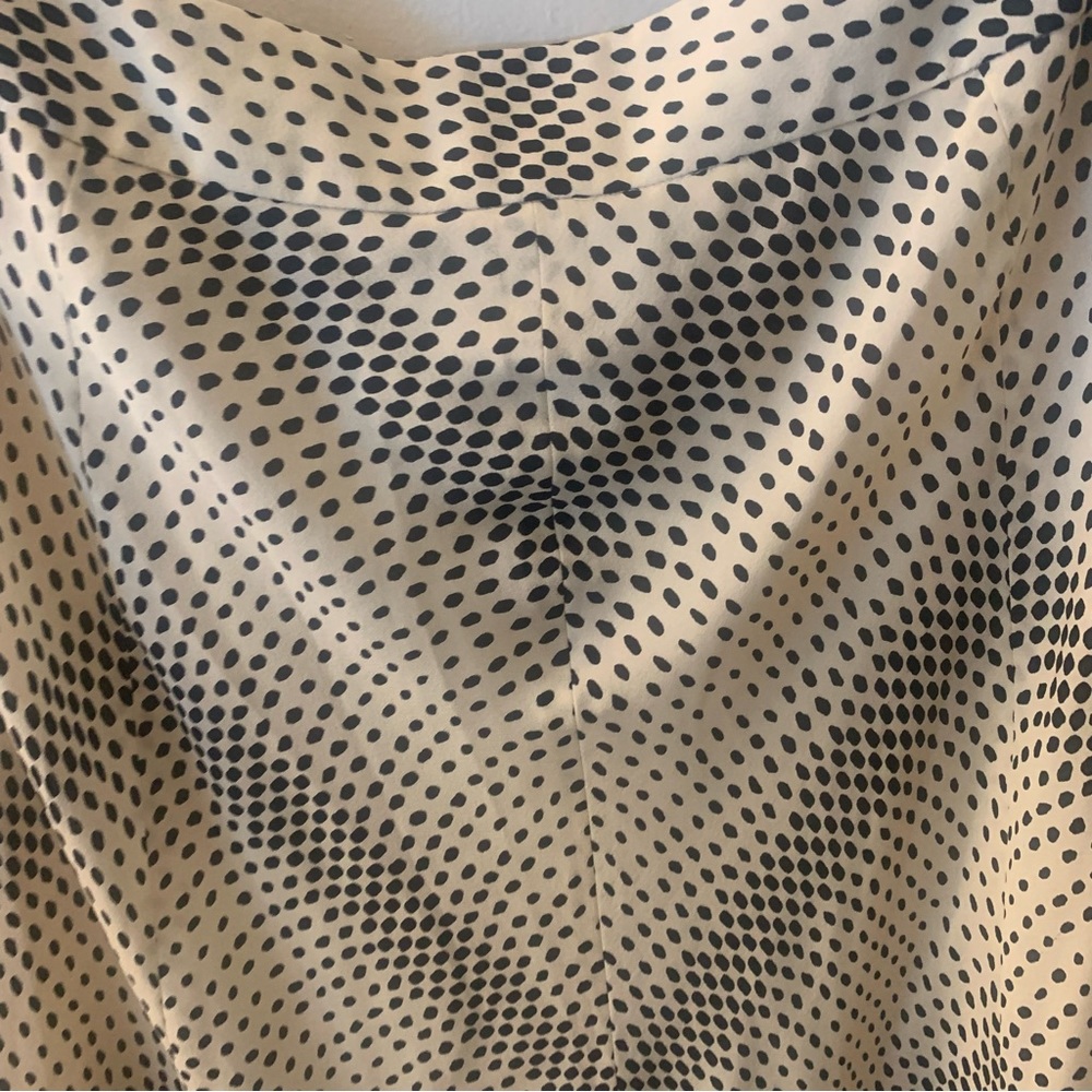 Jones New York 100% Silk Polka Dot A Line Skirt - Picture 5 of 9